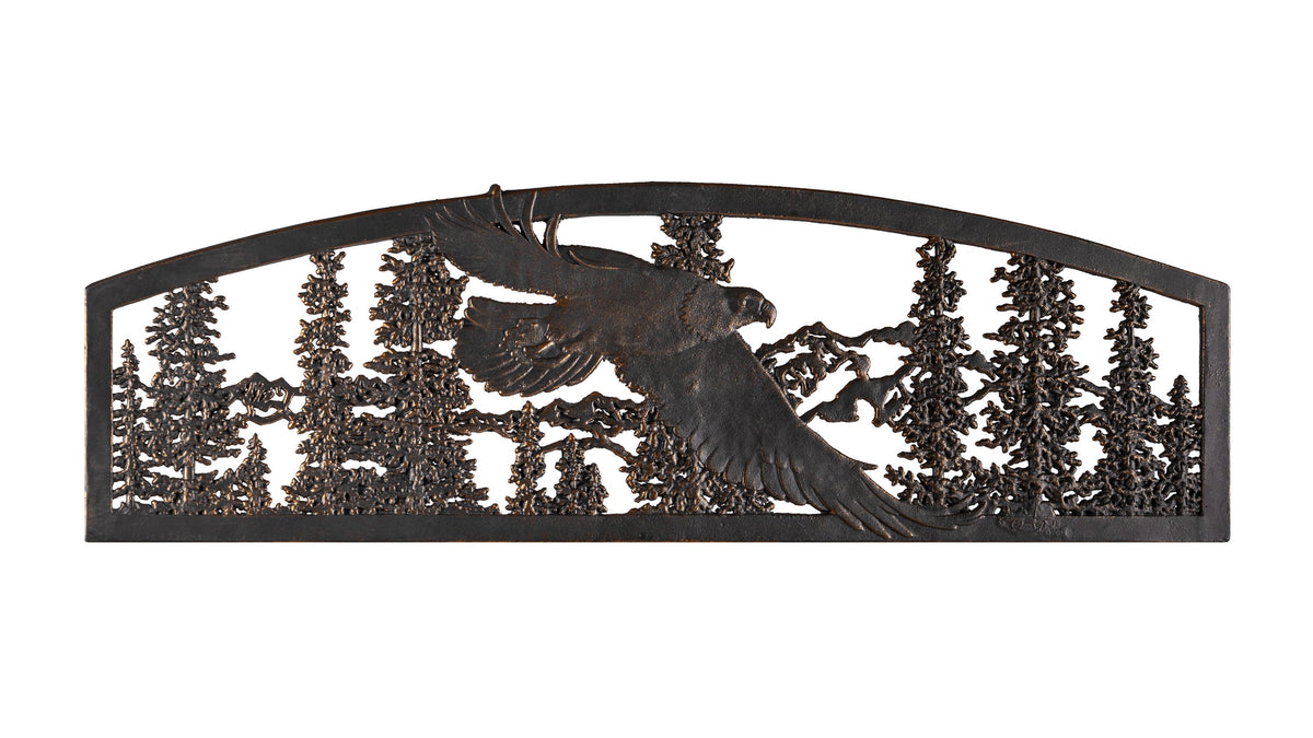 Cast Iron Eagle Bench designed by Painted Sky Designs