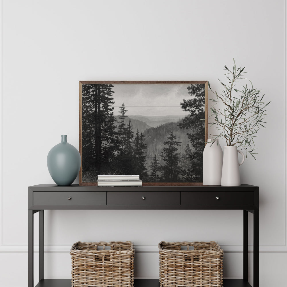Smoky Mountains Wood Print