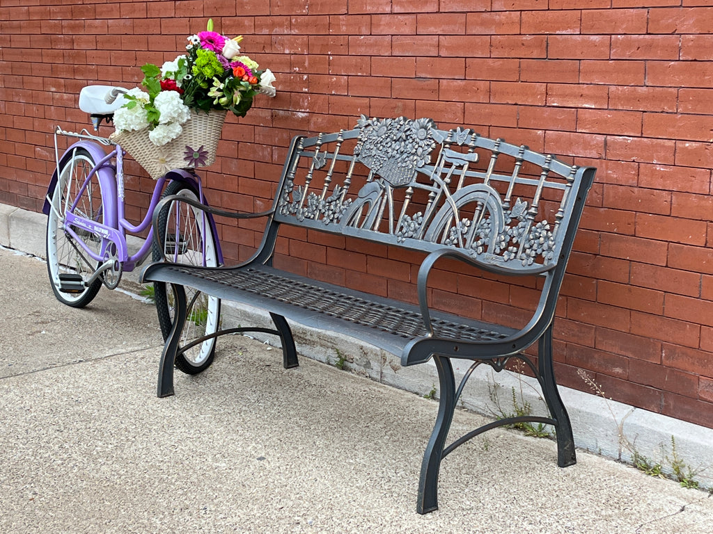 Vintage Bicycle Bench