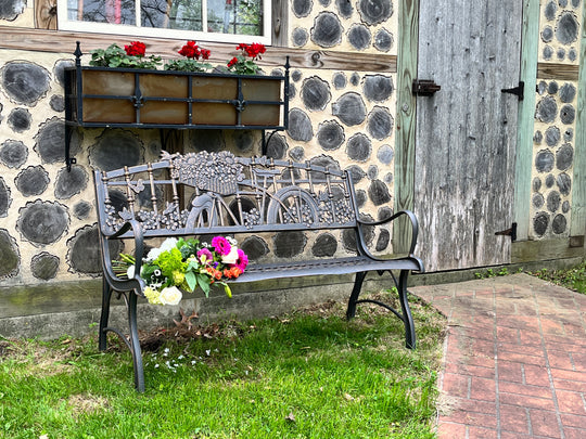 Vintage Bicycle Bench