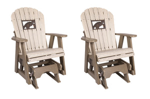 Glider Chairs with Sea Turtle Insert (set of 2)