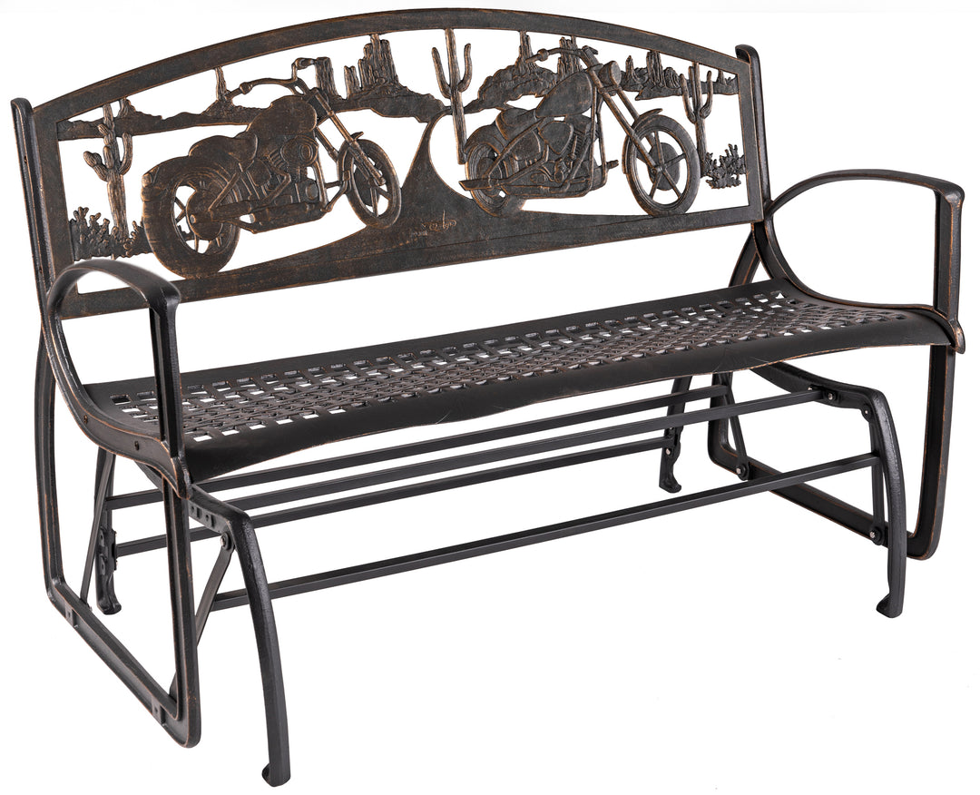 Motorcycle Glider Bench