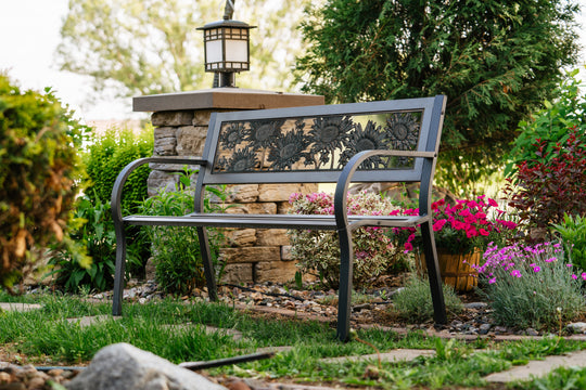 Sunflower Bench