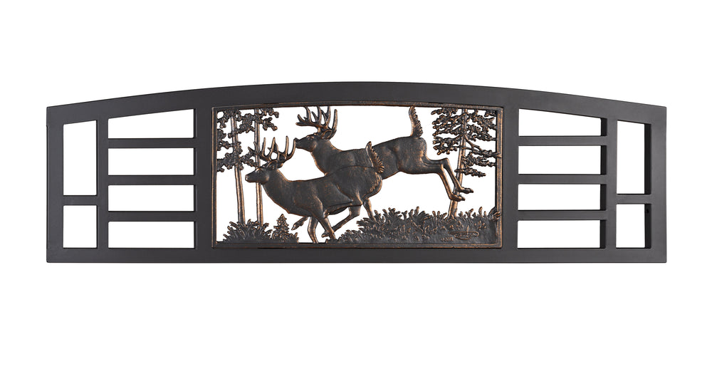 Gray Steel Bucks Bench