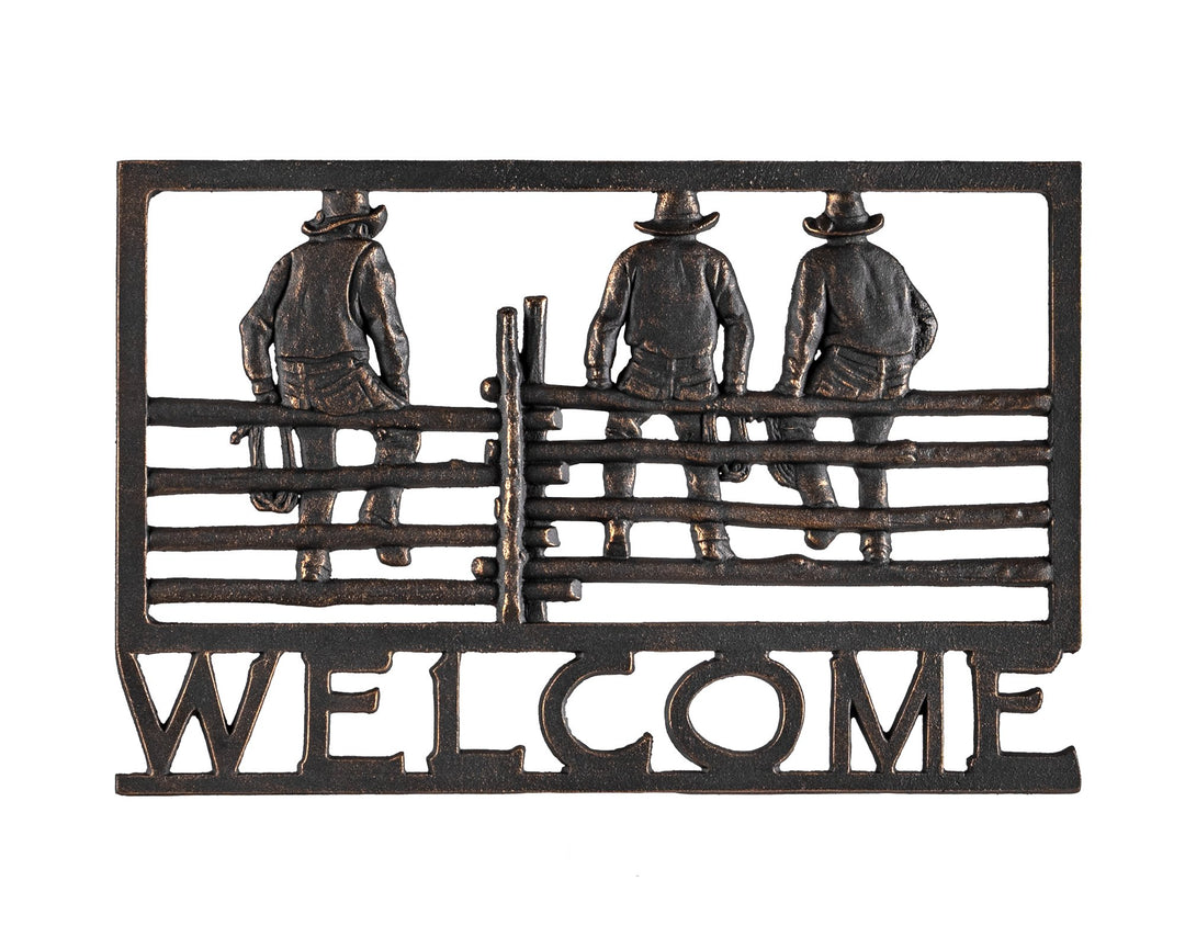 Cowboy Welcome Sign