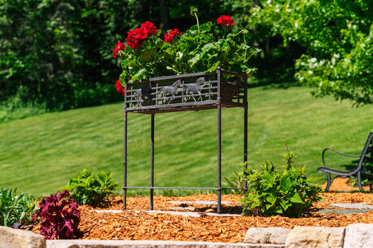 Horse Flower Box Stand