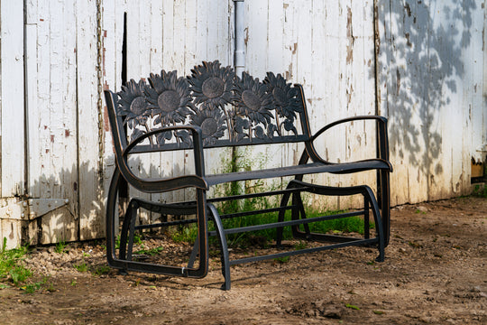 Sunflower Glider Bench