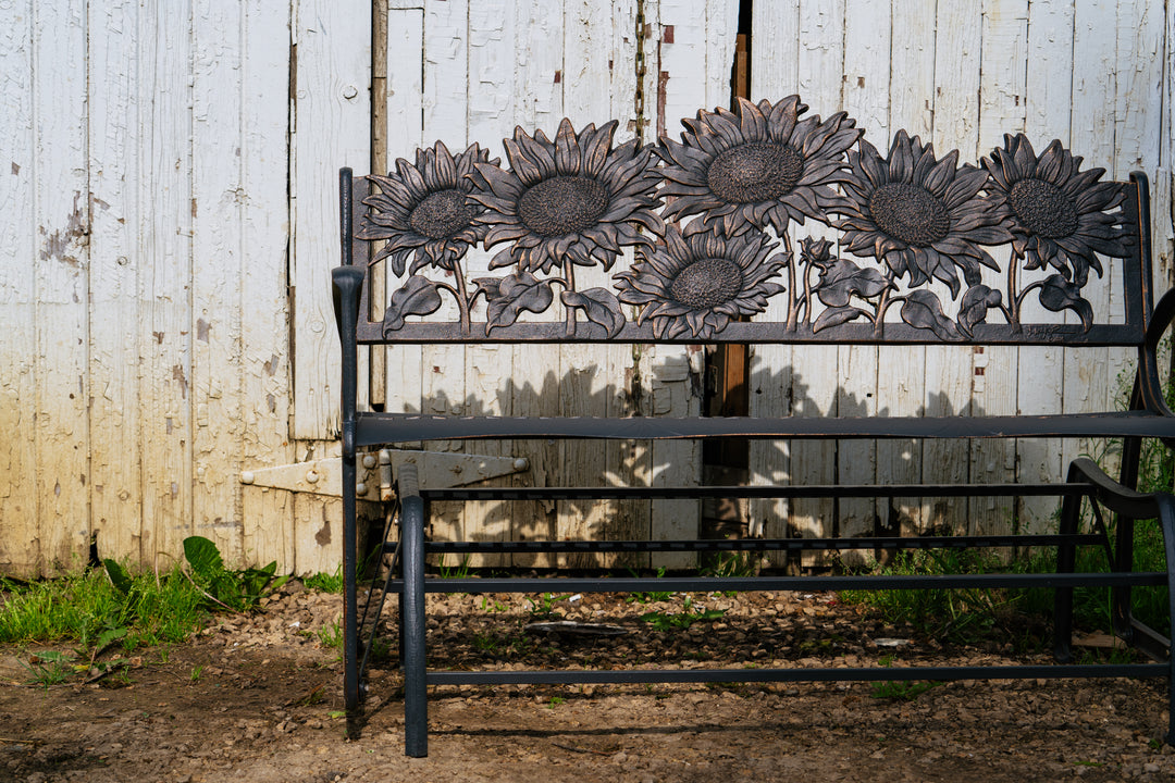 Sunflower Glider Bench