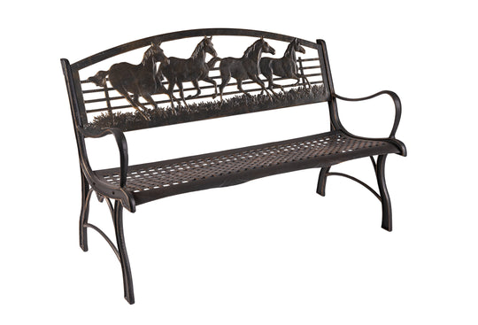 Running Horses Bench