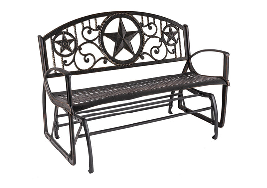 Star Patio Glider Bench